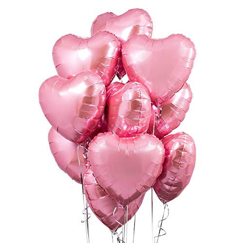 5'' Heart Shaped Foil Balloon Wedding Birthday Xmas Party Supply Home Decoration